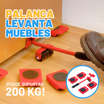 Palanca levanta muebles